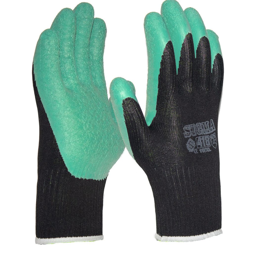 Latex work gloves 418