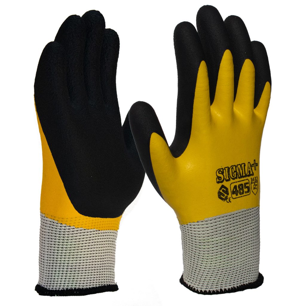 Latex work glove +485