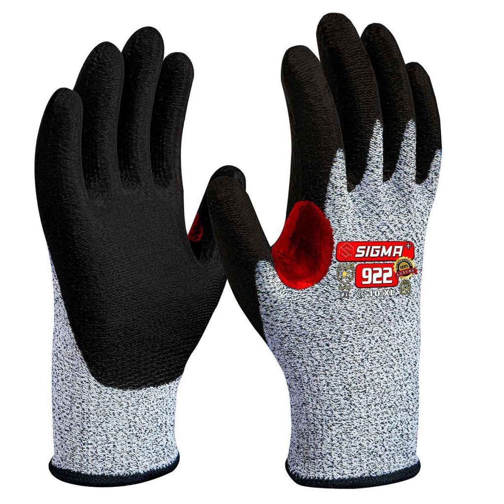 دستکش کار ضدبرش - کد +922