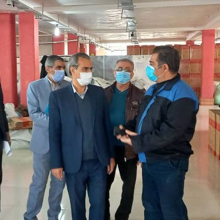 بازدید مسئولین صنعت و معدن استان سمنان
